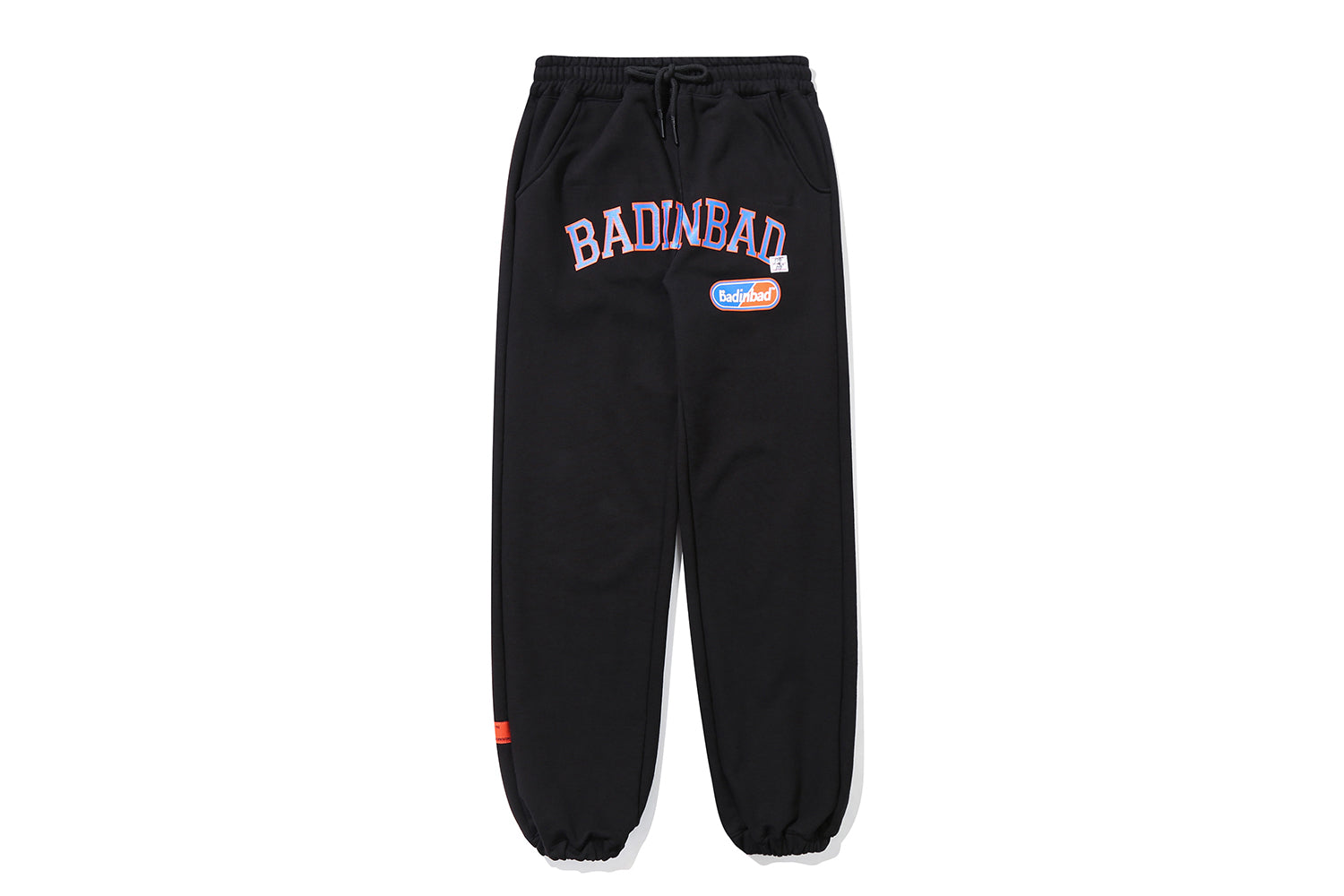 COLLEGE FONT HEAVY WEIGHT PANTS_BLACK