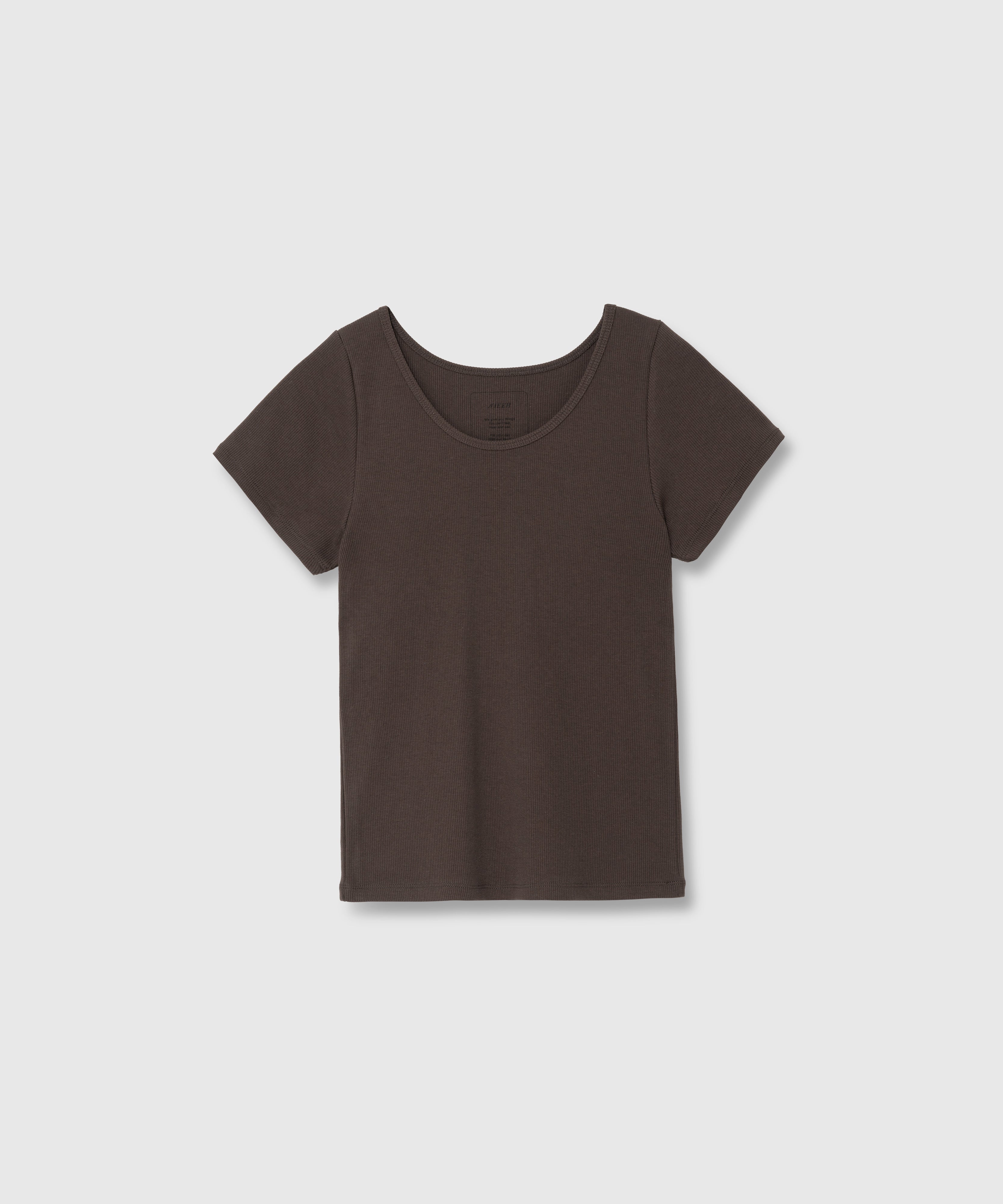 SLIM T-SHIRT_Brown