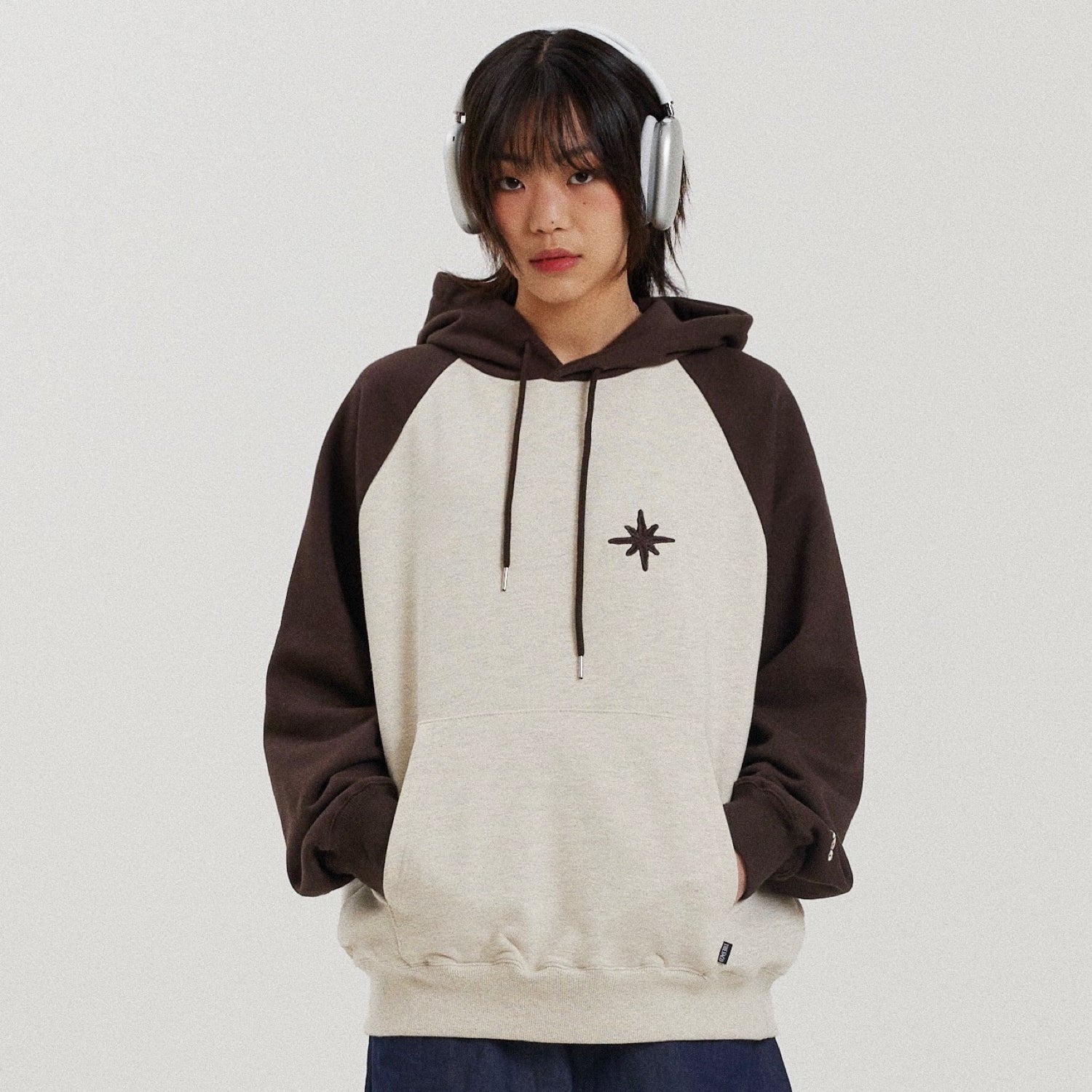 FAVICON LOGO HOODY BROWN