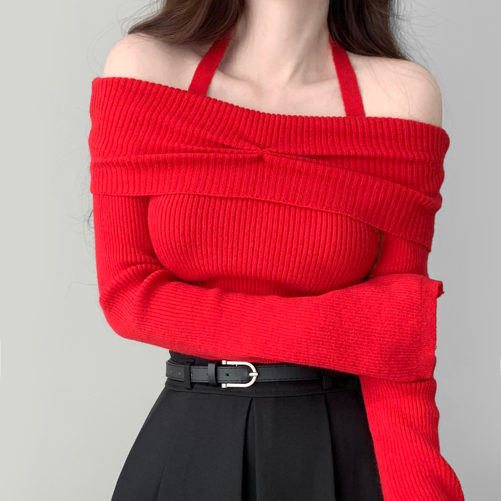 Lily Halterneck Knitwear