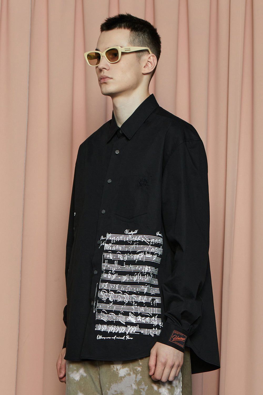 SHEET MUSIC SHIRT / BLACK