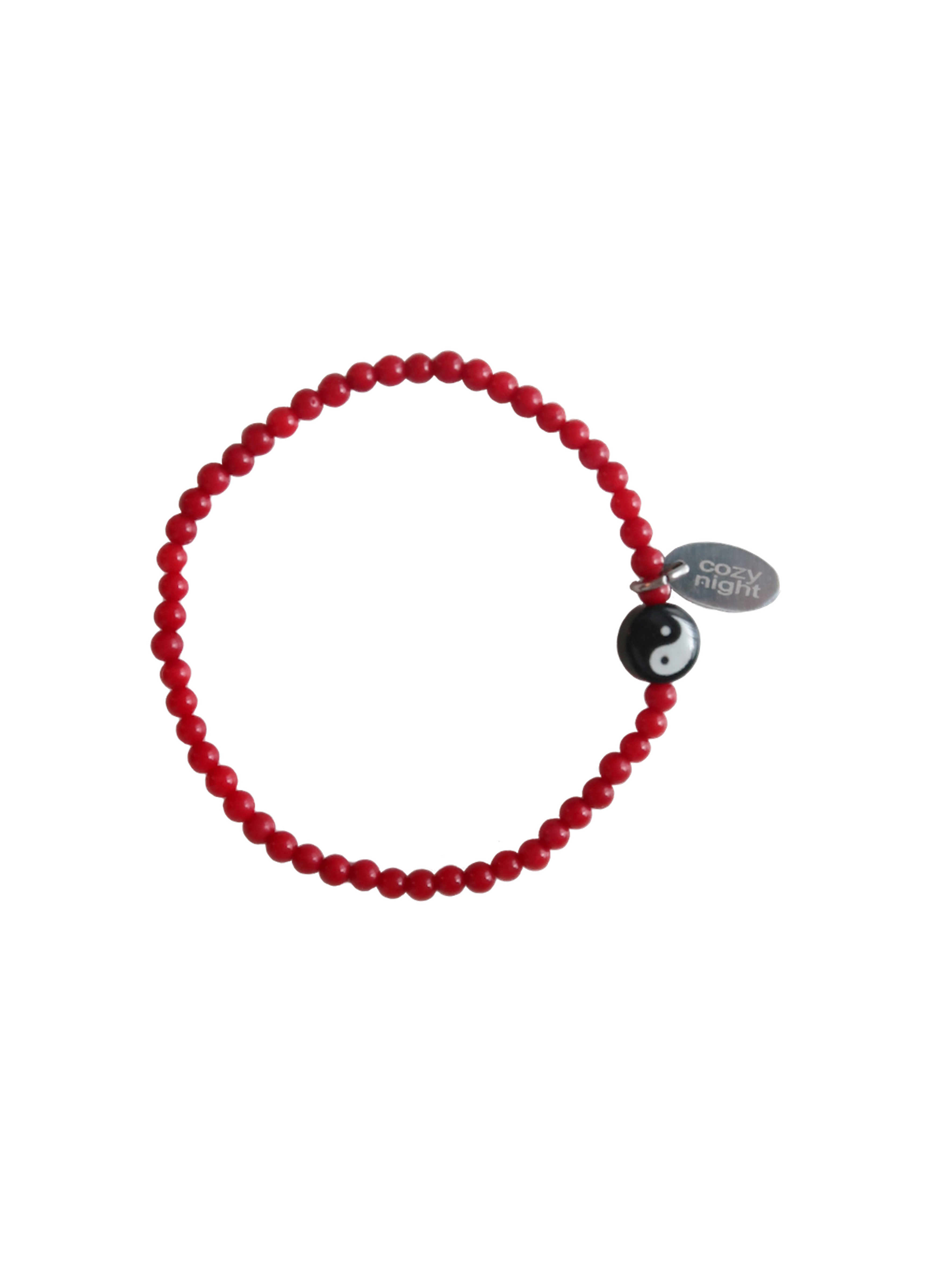 YIN N YANG RED BRACELET