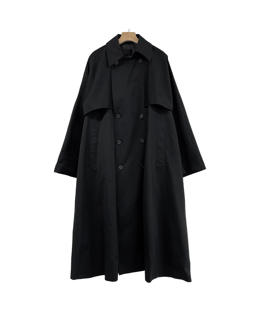 Daddy Fit Back Cape Trench Coat (3 color)