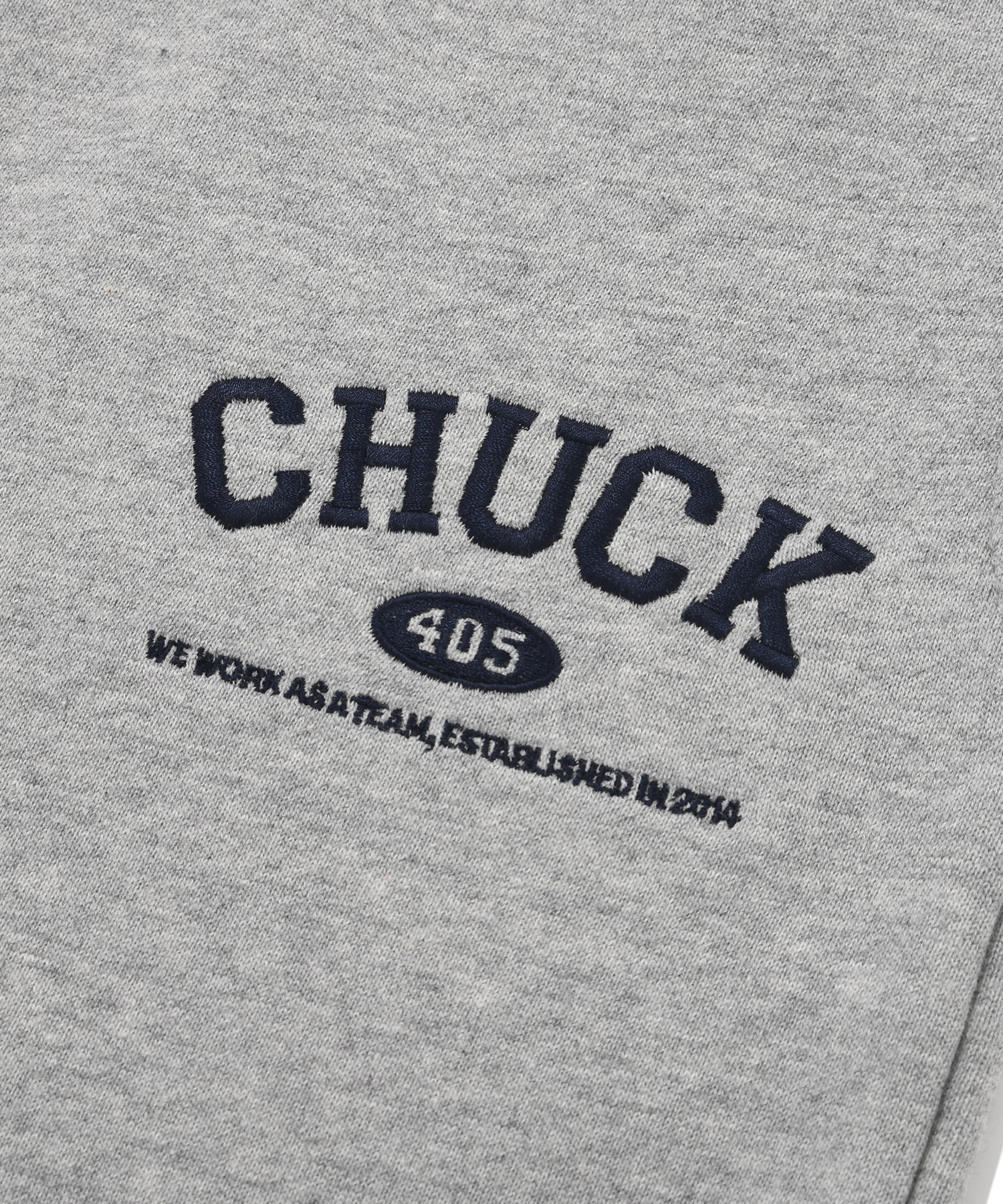 CHUCK スモールアーチロゴジョガーパンツ / CHUCK SMALL ARCH LOGO JOGGER PANTS (GRAY)