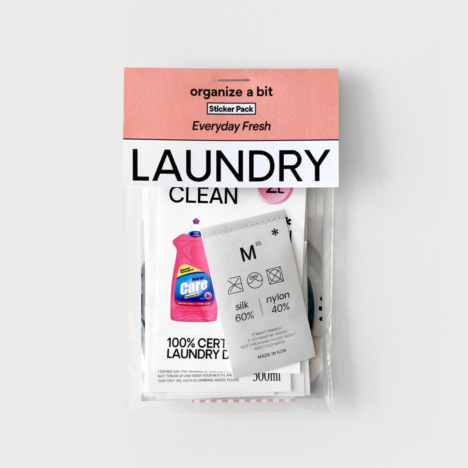 oab laundry pack / scrap sticker set