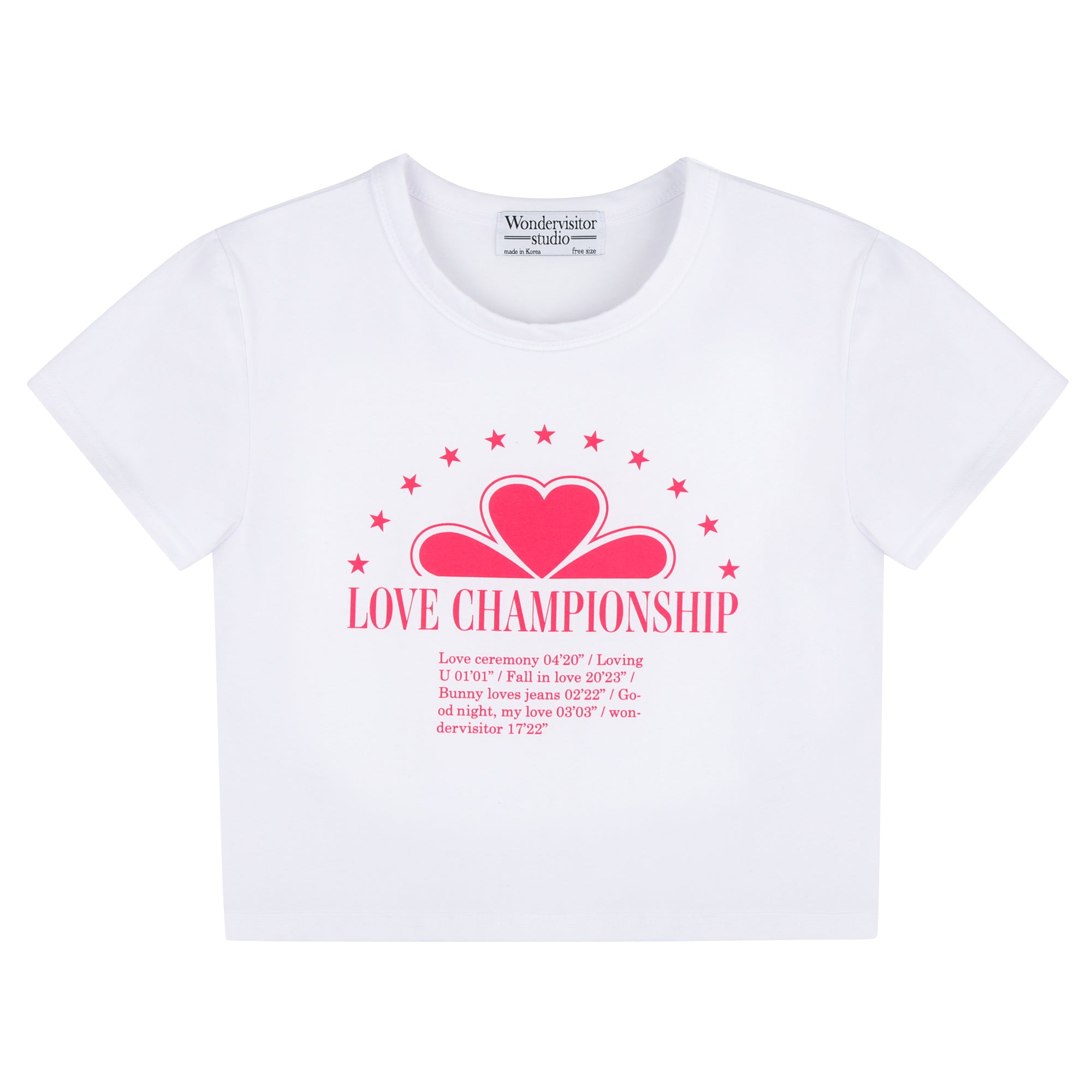 Love Clover crop t-shirt [2 Color]