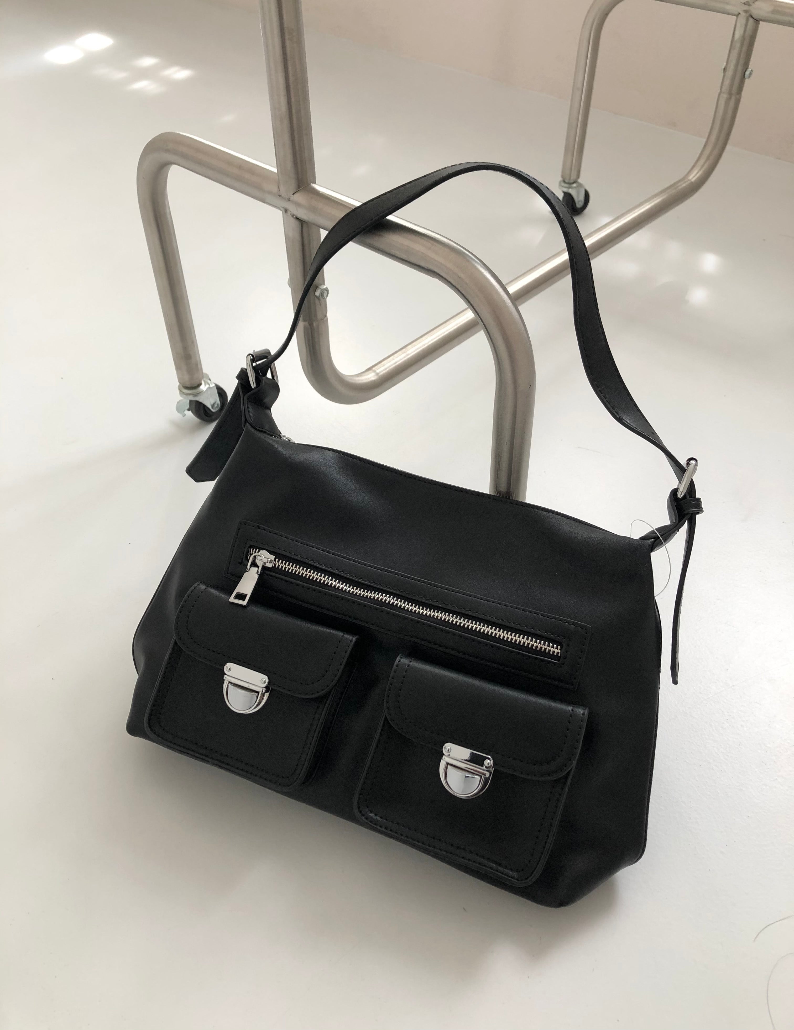 Two-Pocket Shoulder Bag (one color)