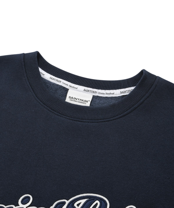 SP TEAM LOGO CREWNECK-NAVY