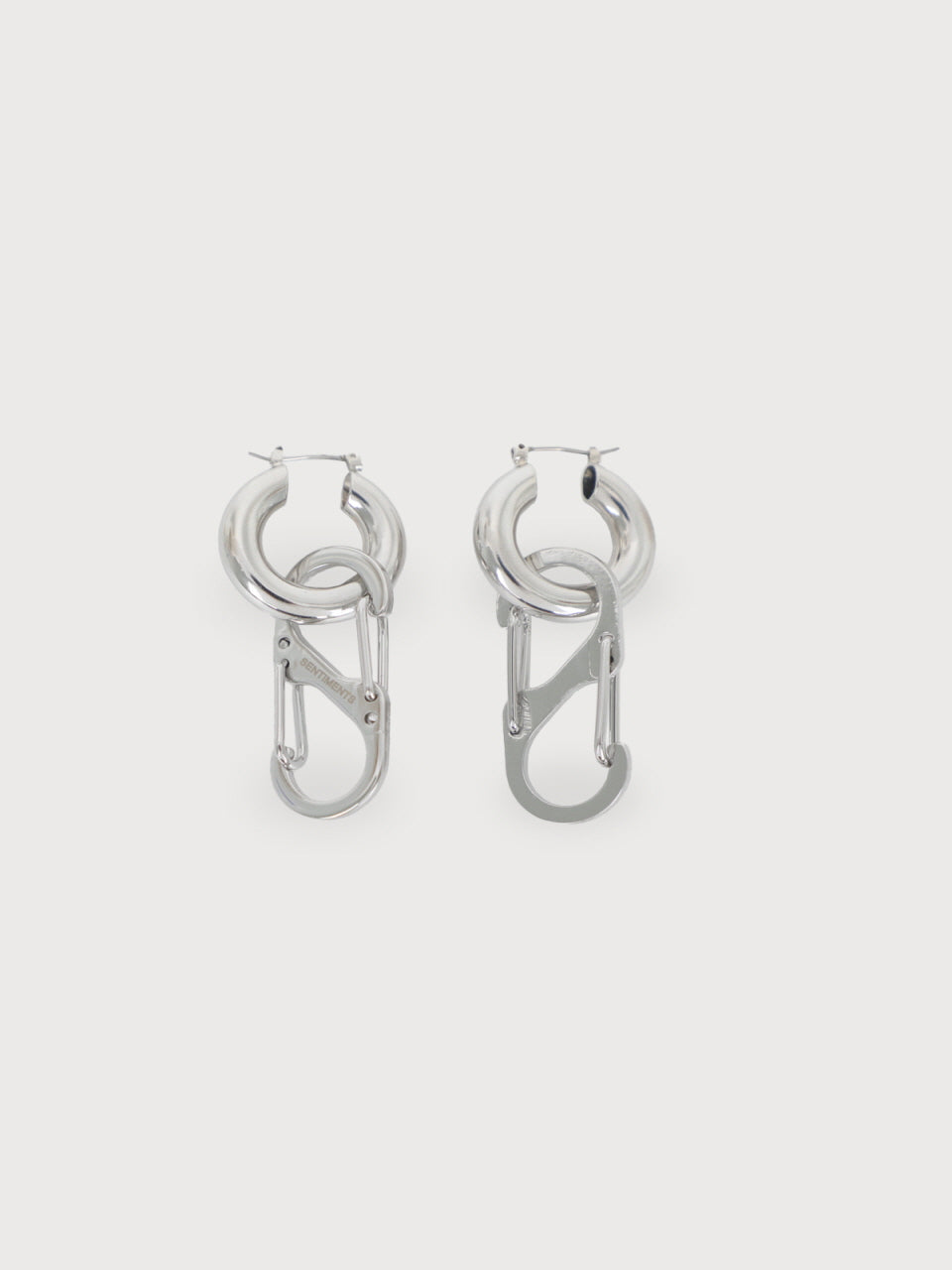 no.4 earring silver