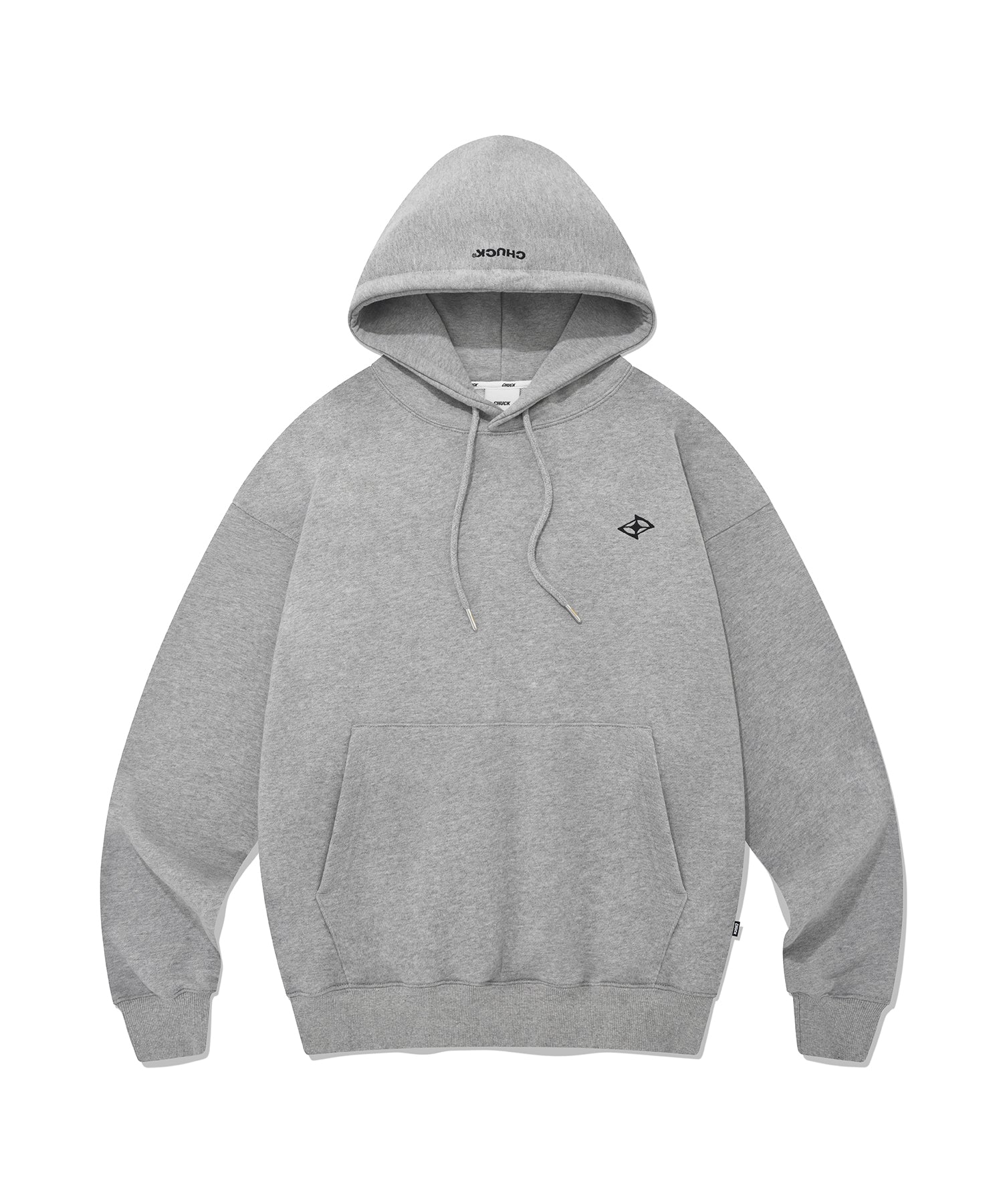 CHUCK シャープロゴレギュラーフィットフーディ / CHUCK SHARP LOGO REGULAR FIT HOODIE (GRAY)