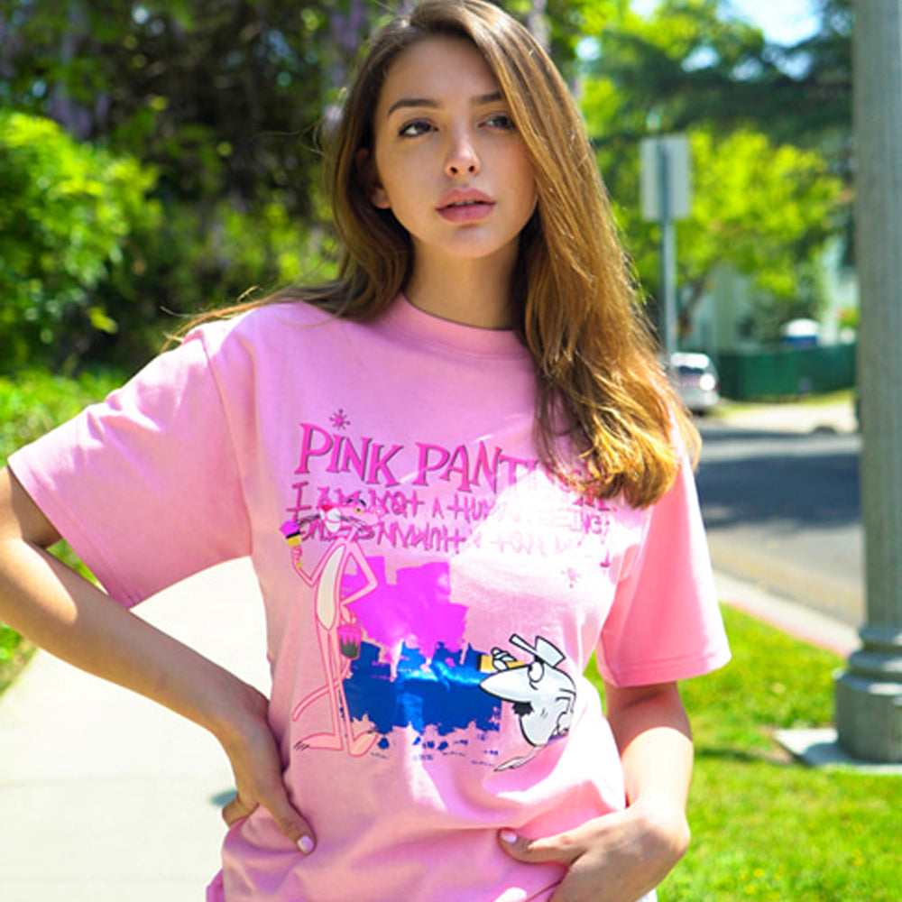 Pink Panther and White Man T-Shirt (2color)