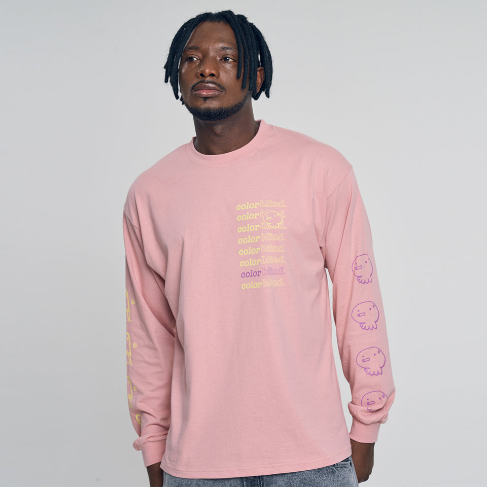 Both Ends' Long Sleeve Shirt Pink