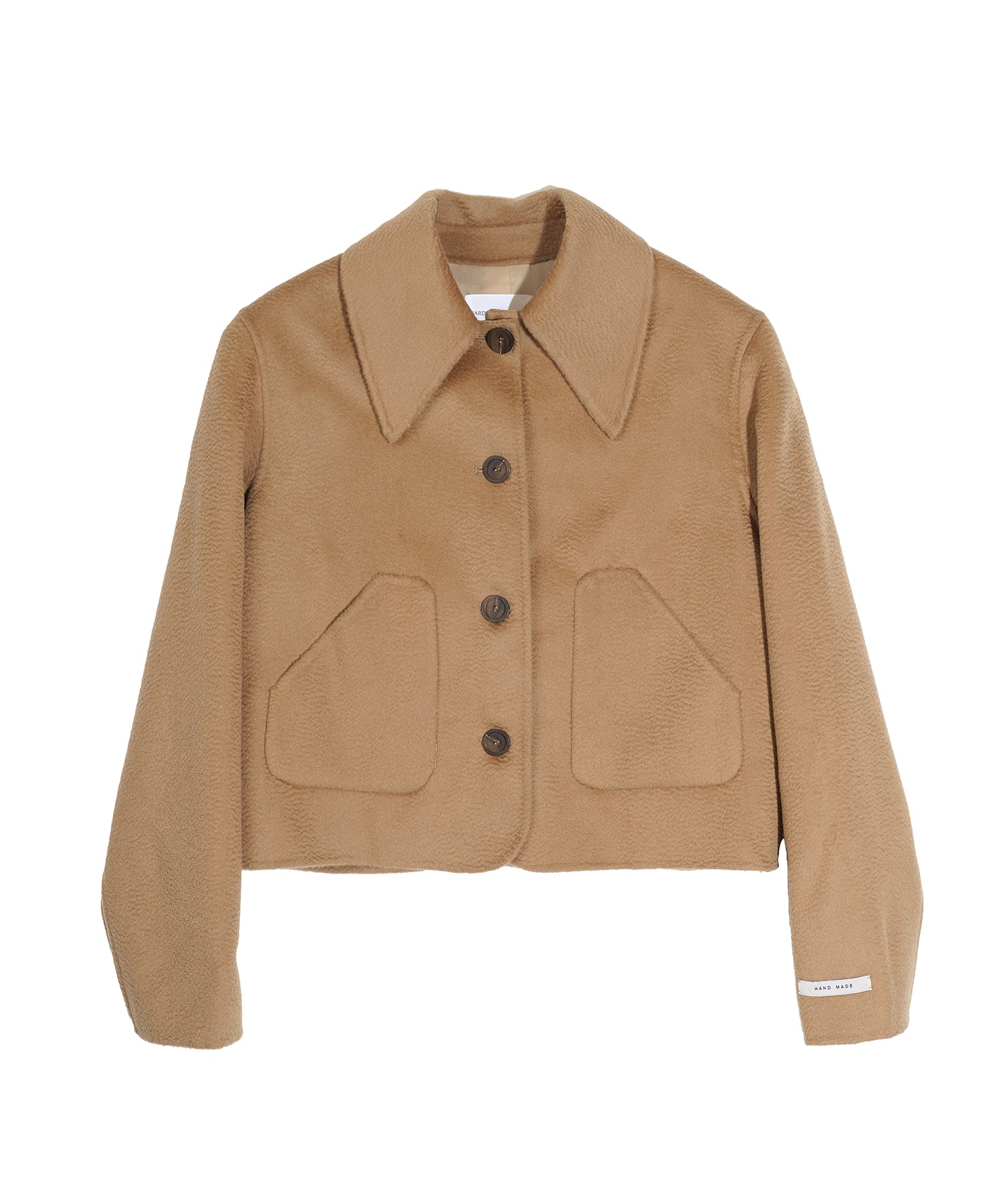 Handmade wool short coat_beige