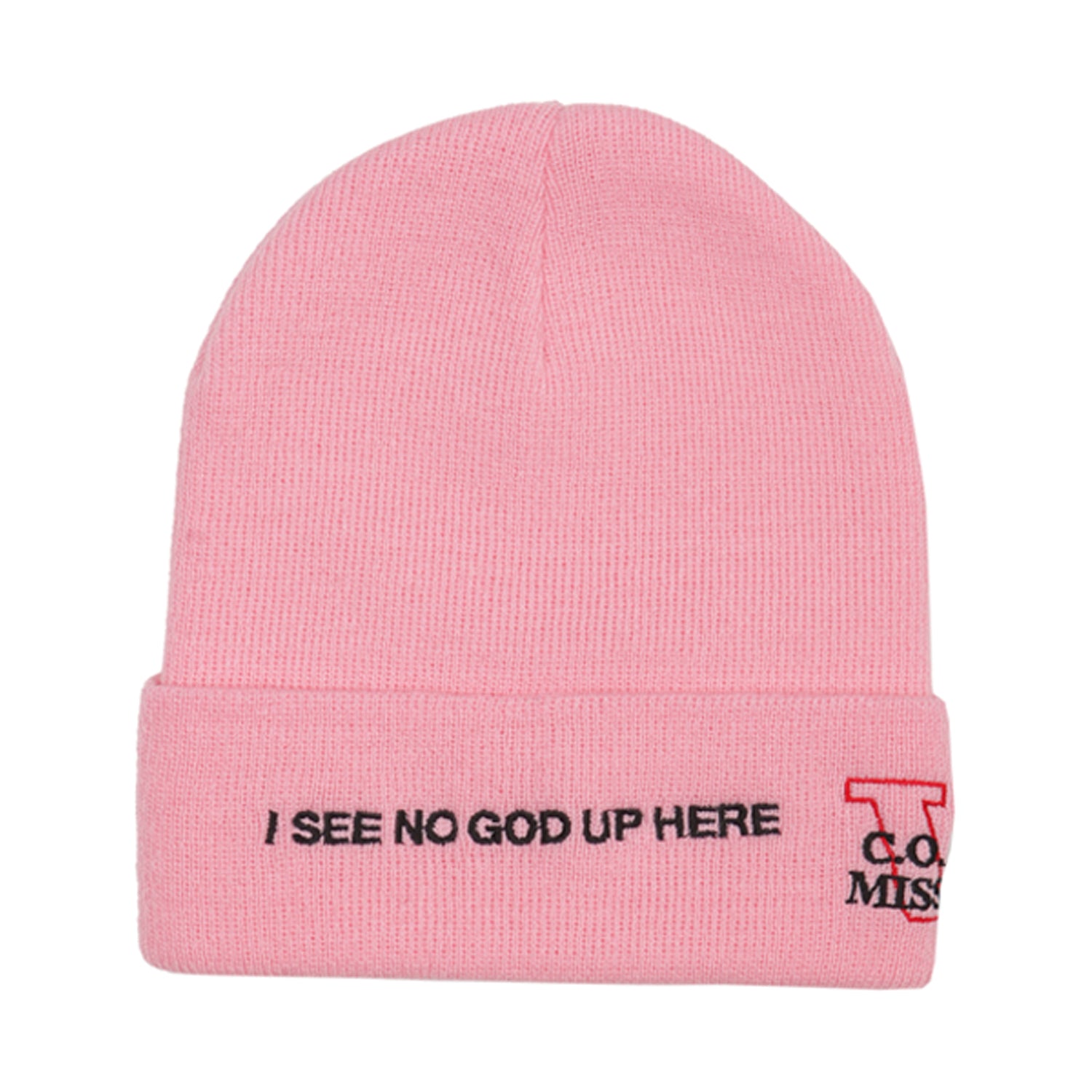 リブニットビーニー[UNISEX] RIBBED-KNIT BEANIE (Pink)