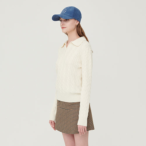 Classic cashmere cable knit