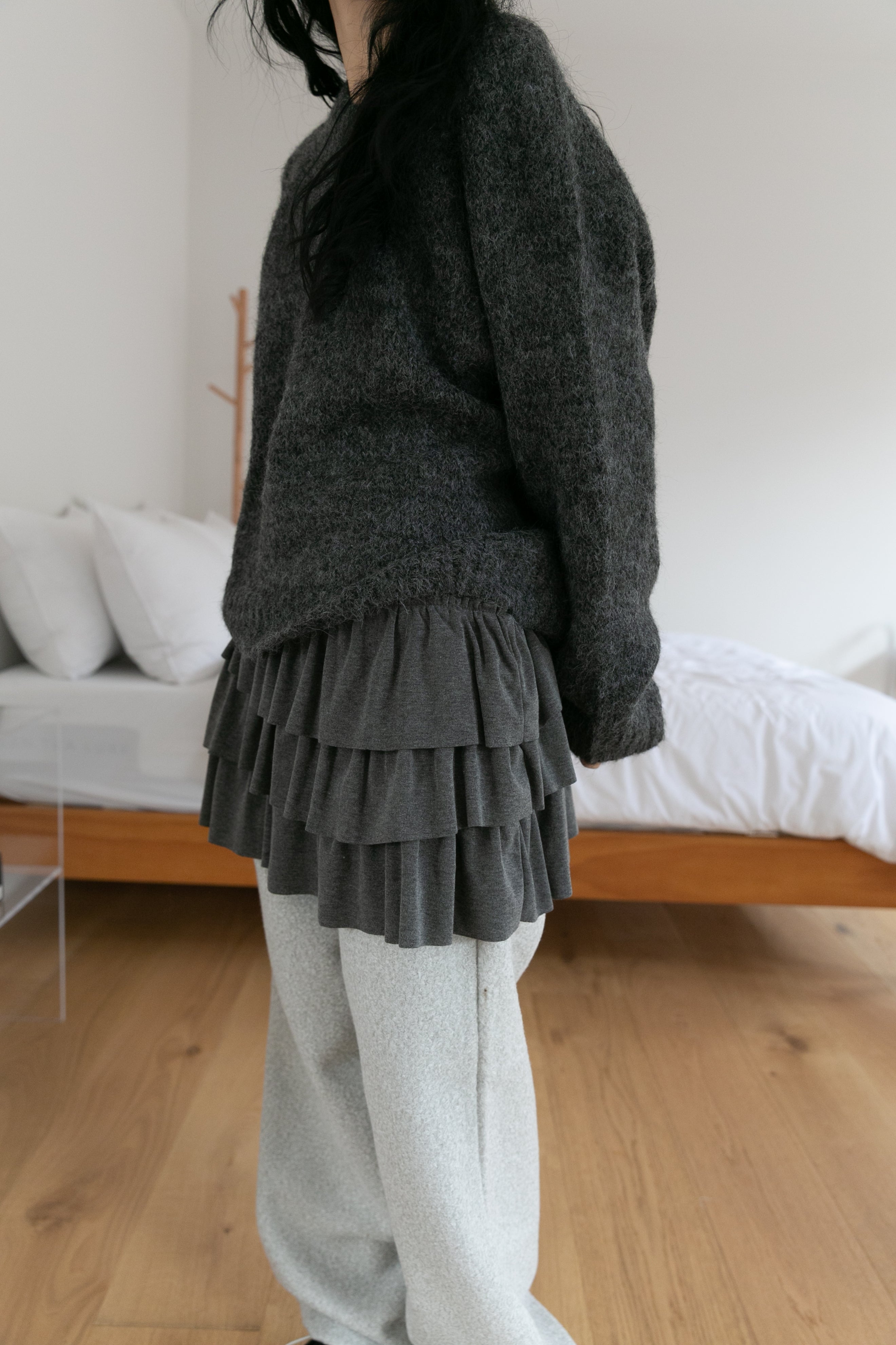 soft frill mini skirt(3colors)