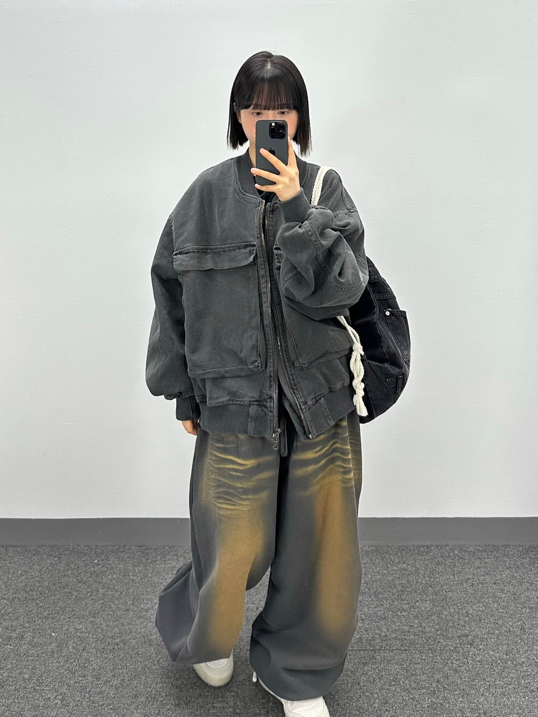 dirty smog jogger pants