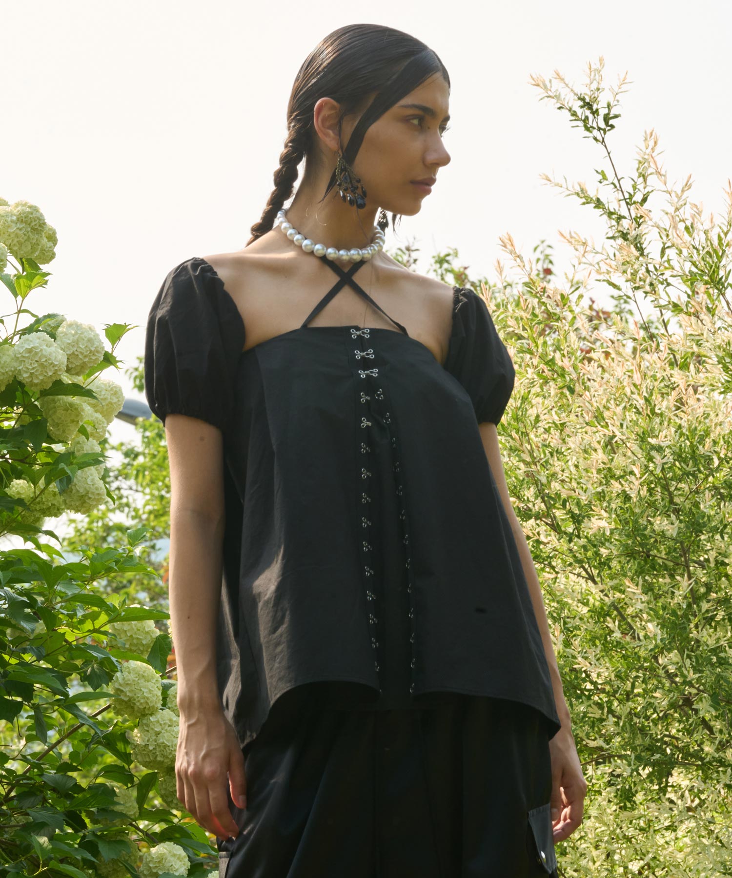 CORSET BLOUSE (BLACK)