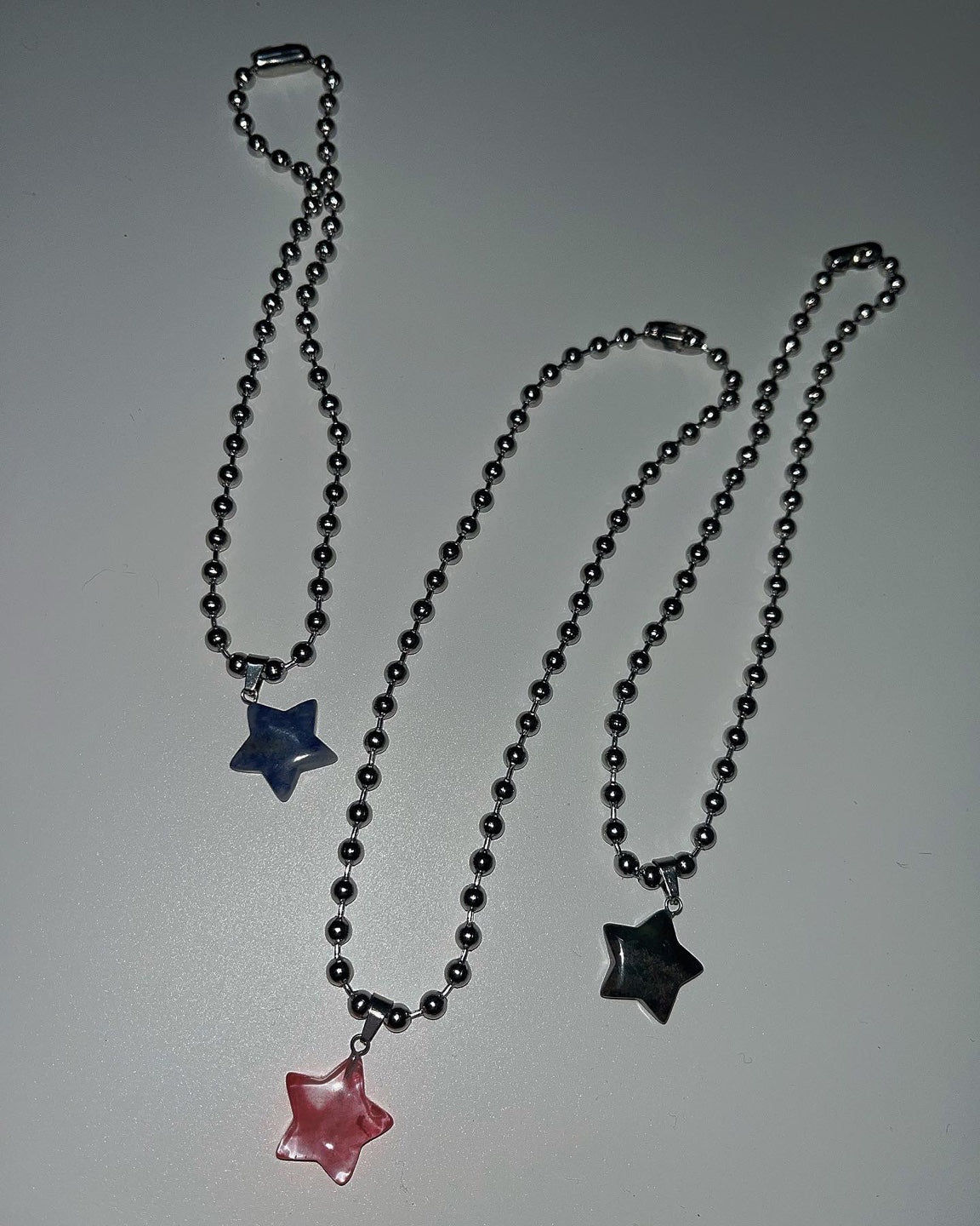 Antique star ball chain necklace (8color)