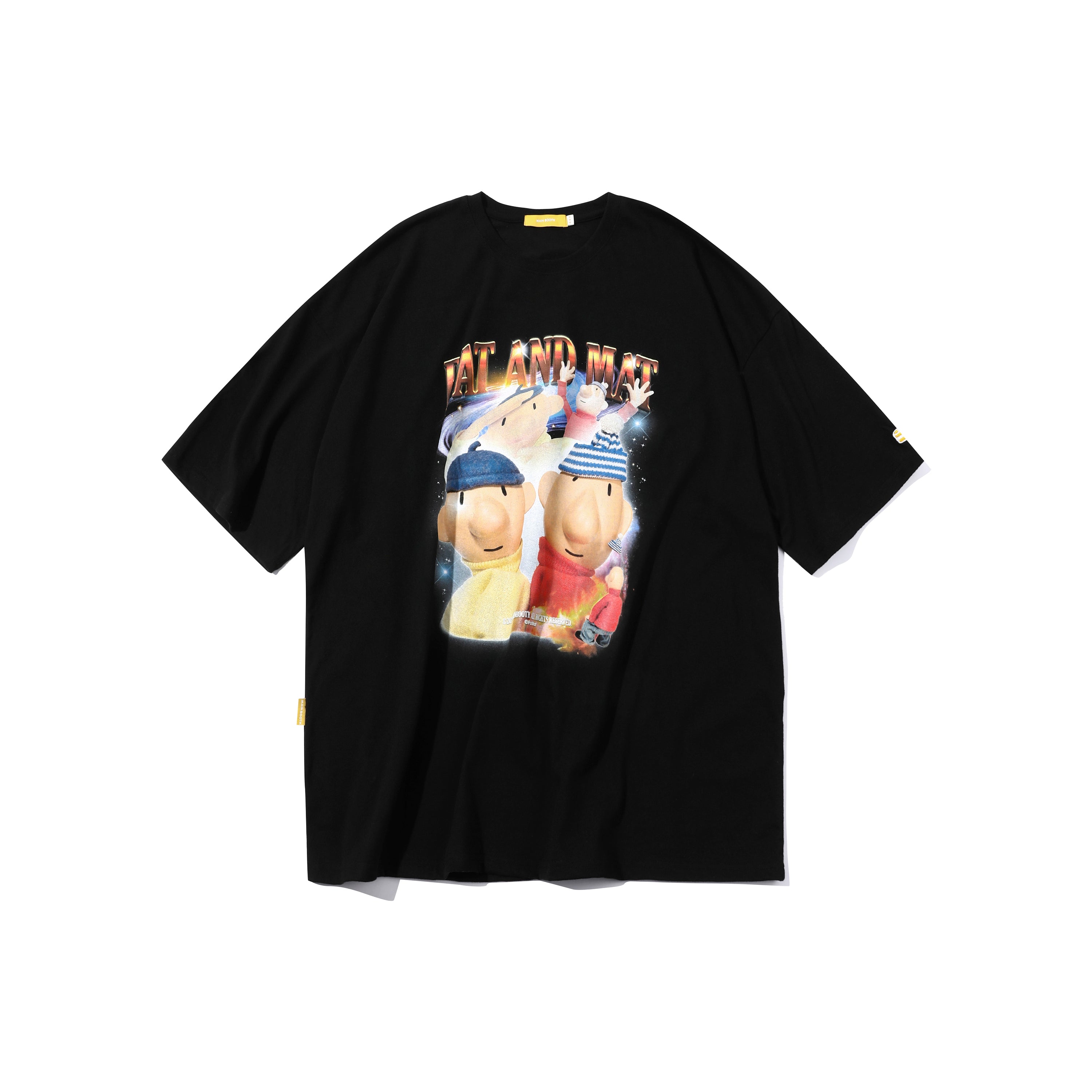 [Pat&Mat] Black Hole Oversized T-shirt(BLACK)