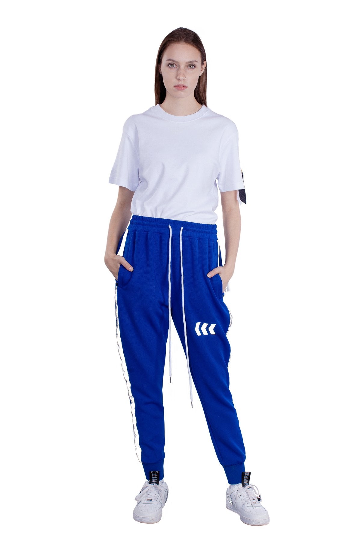 REFLECTIVE EMBLEM TRACK PANTS