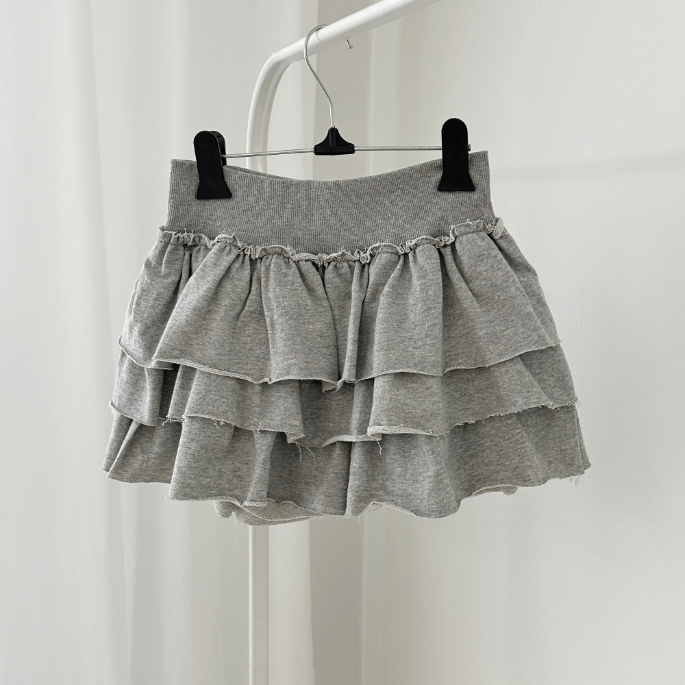 Pillar cancan mini skirt