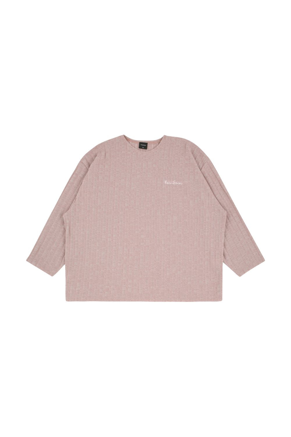 [7/1]Indie Pink Summer Ribbed Oversized Fit Knit
