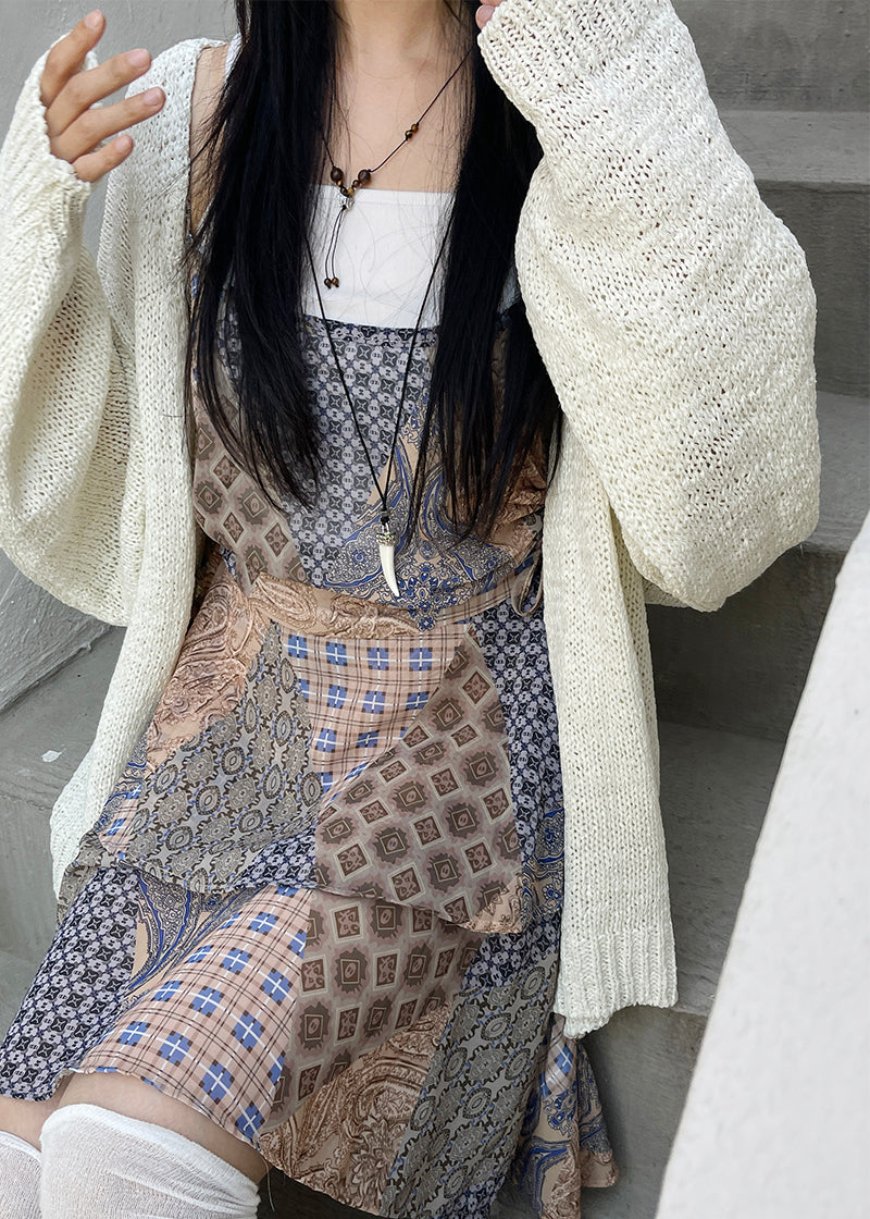 Summer Loose Shawl Knit Cardigan