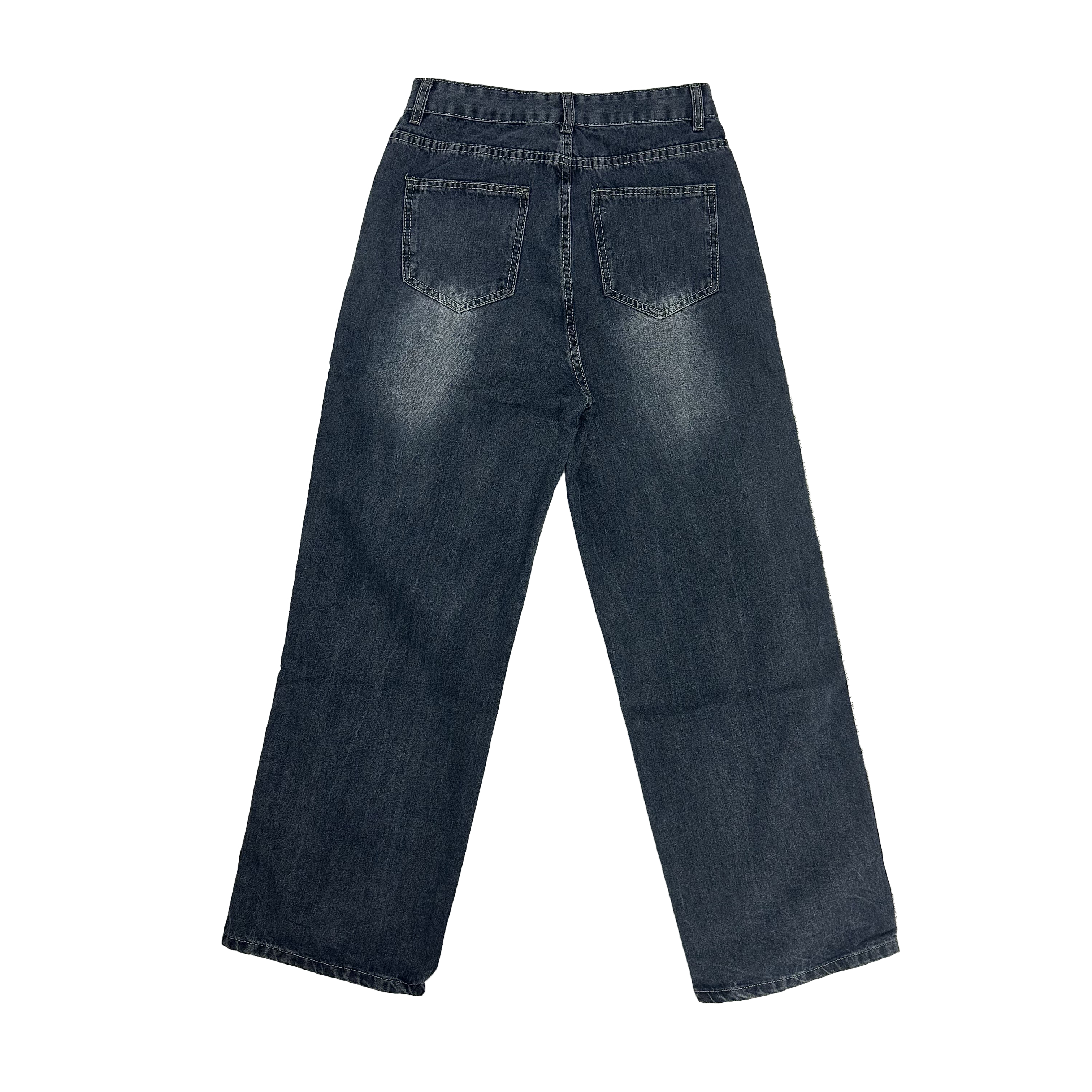 double rope denim pants