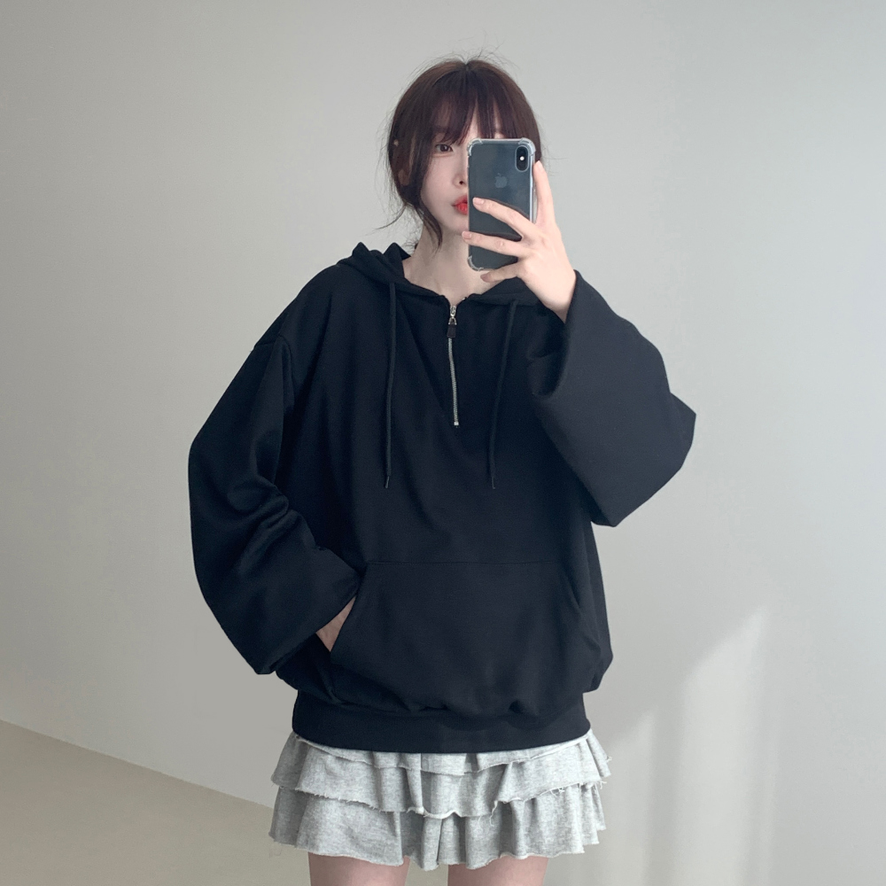 Bonnie Oversized Fit Hoodie Zip Up