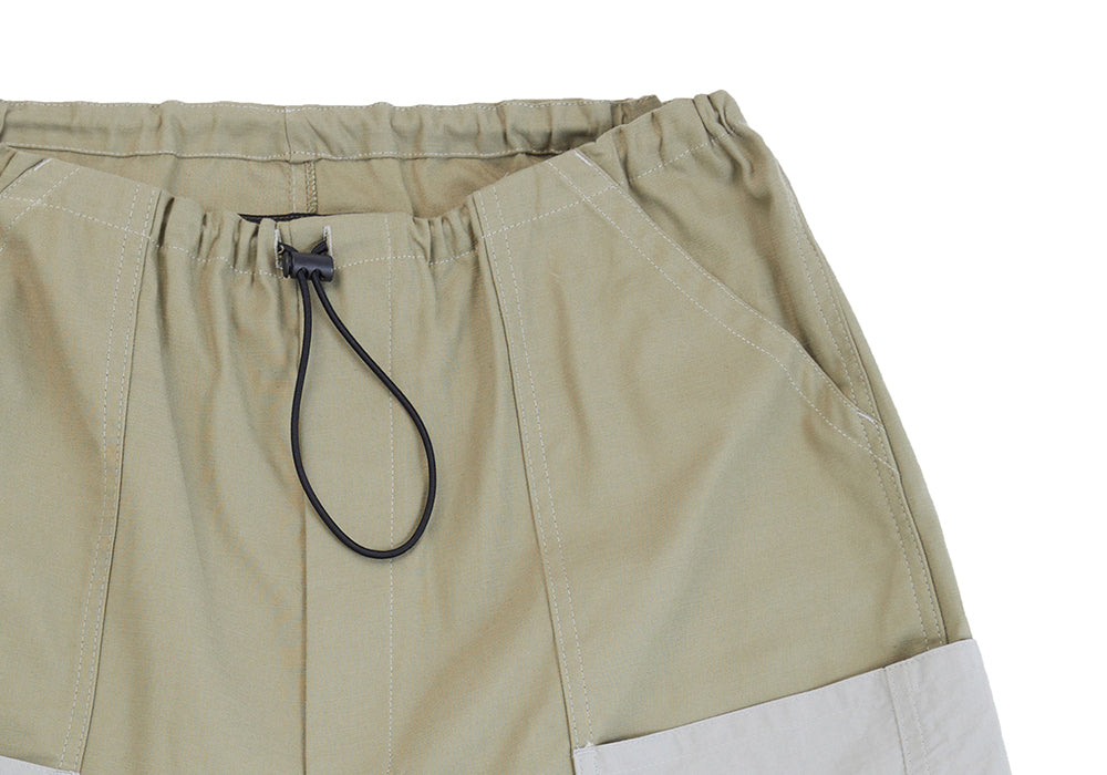 BERMUDA DRAWSTRING PANTS_KHAKI