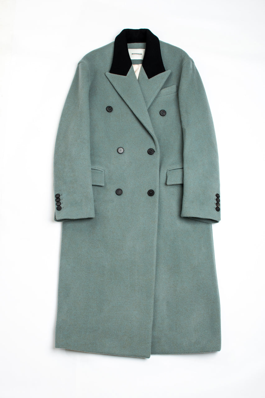 Vintage Sky Wool Coat