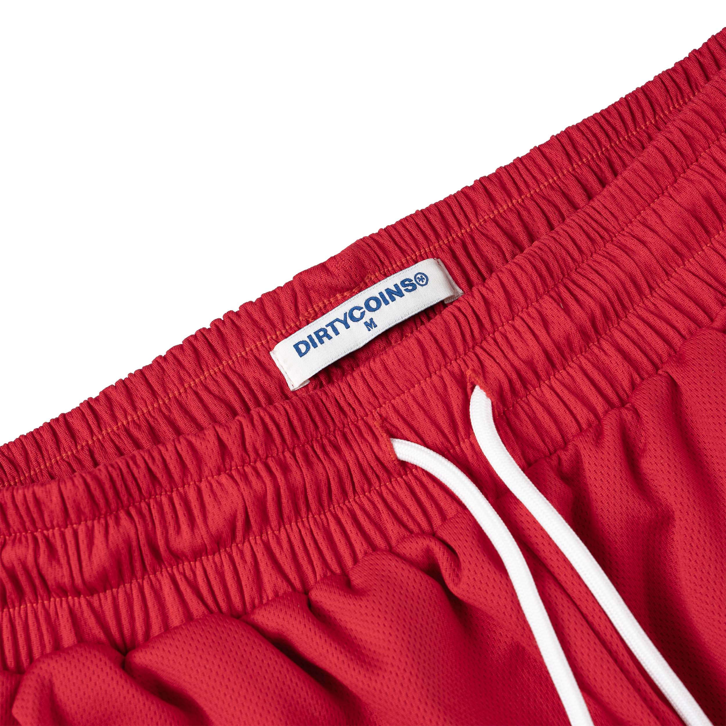 Logo Mesh Shorts - Red