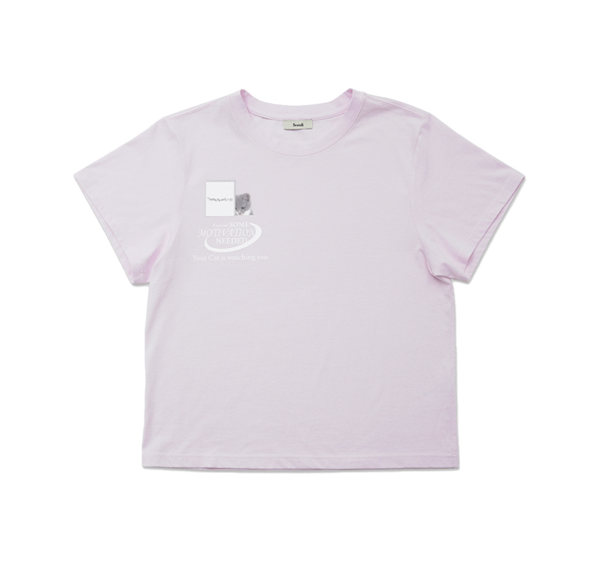 YOUR CAT IS WATCHING YOU TEE (ORCHID ICE)