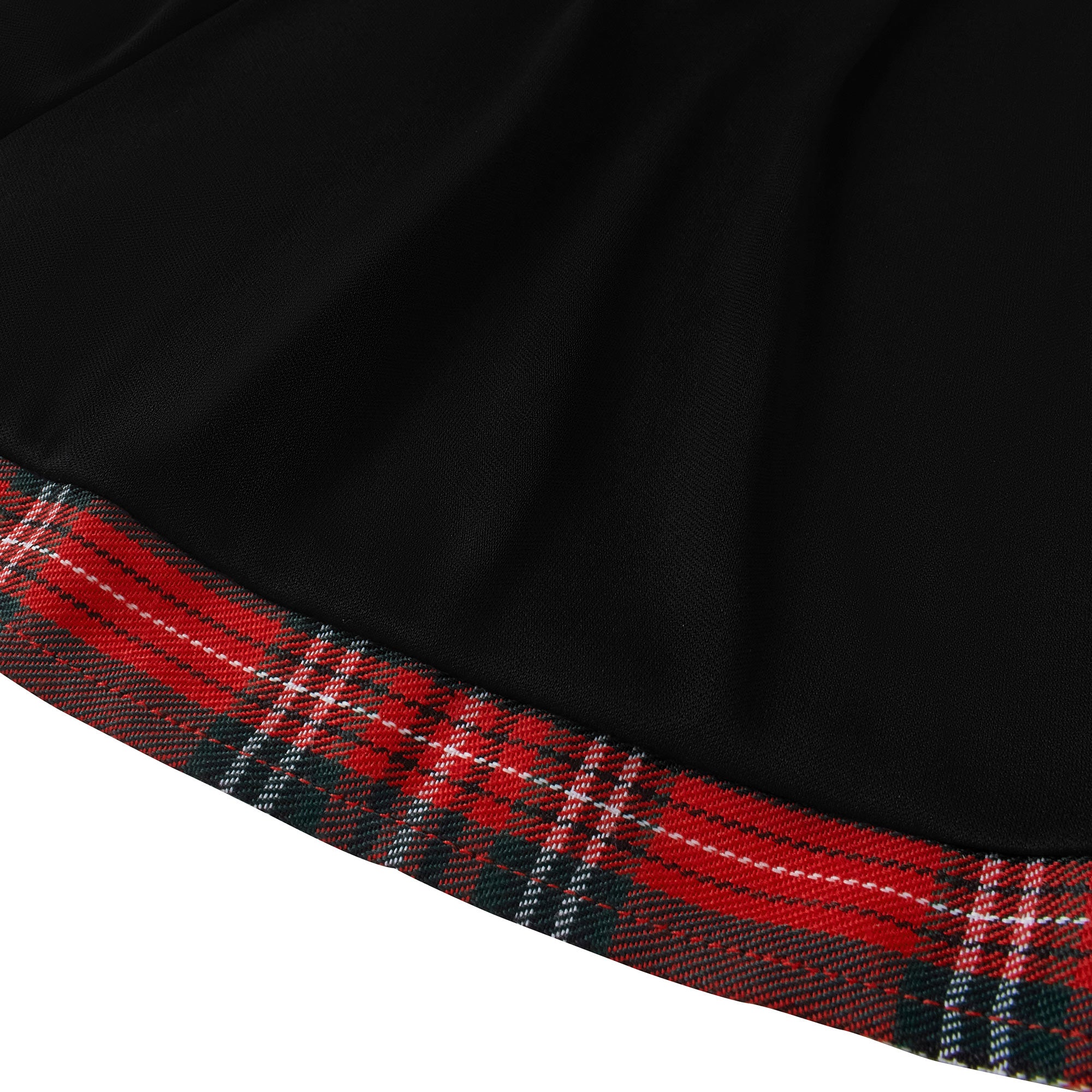 Logo Plaid Tennis Skirt - Red