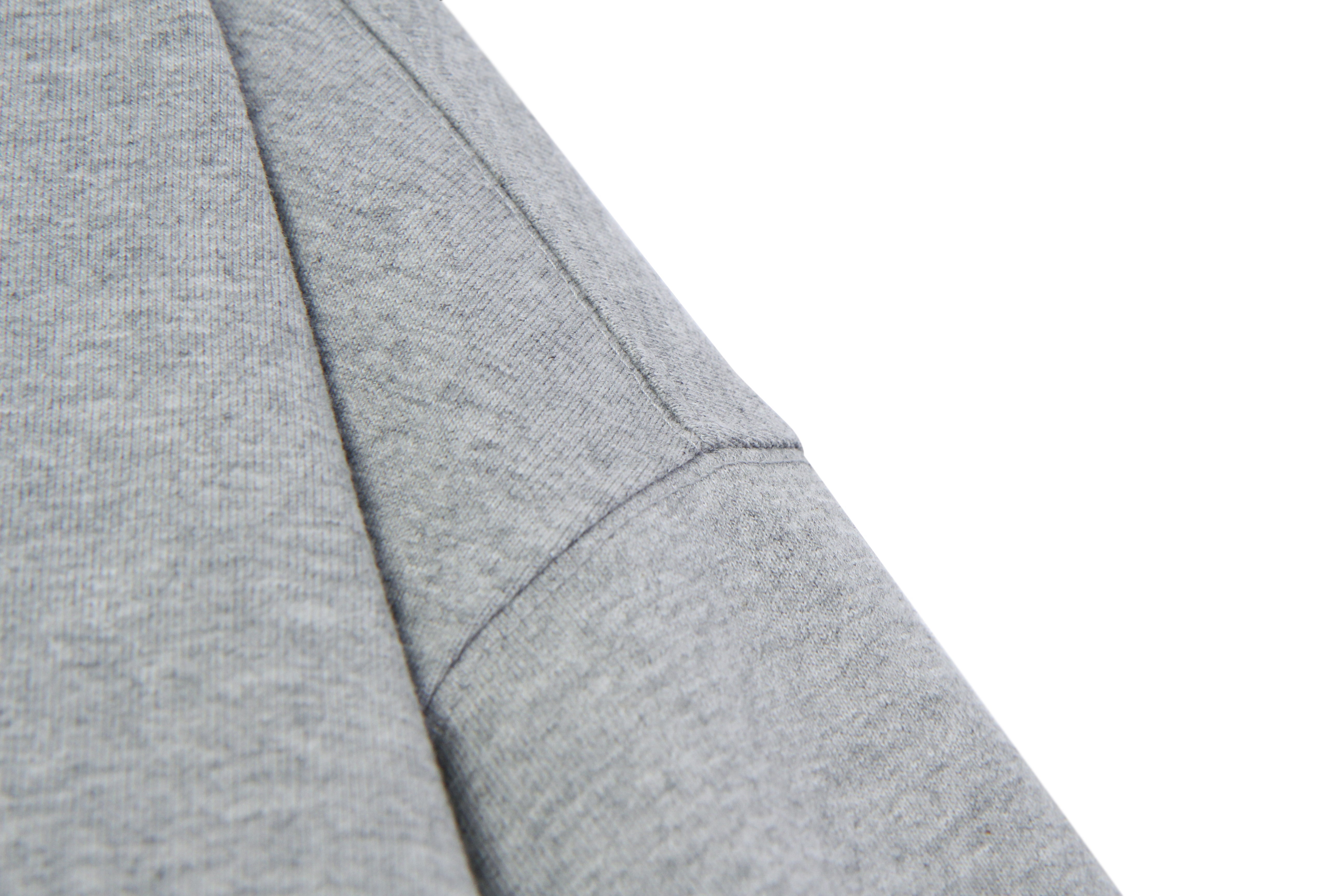 Sleeve Contrast Sweatshirt T60 Melange Gray