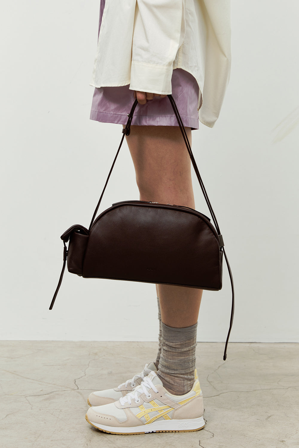 Cloud Shoulder bag_Red brown