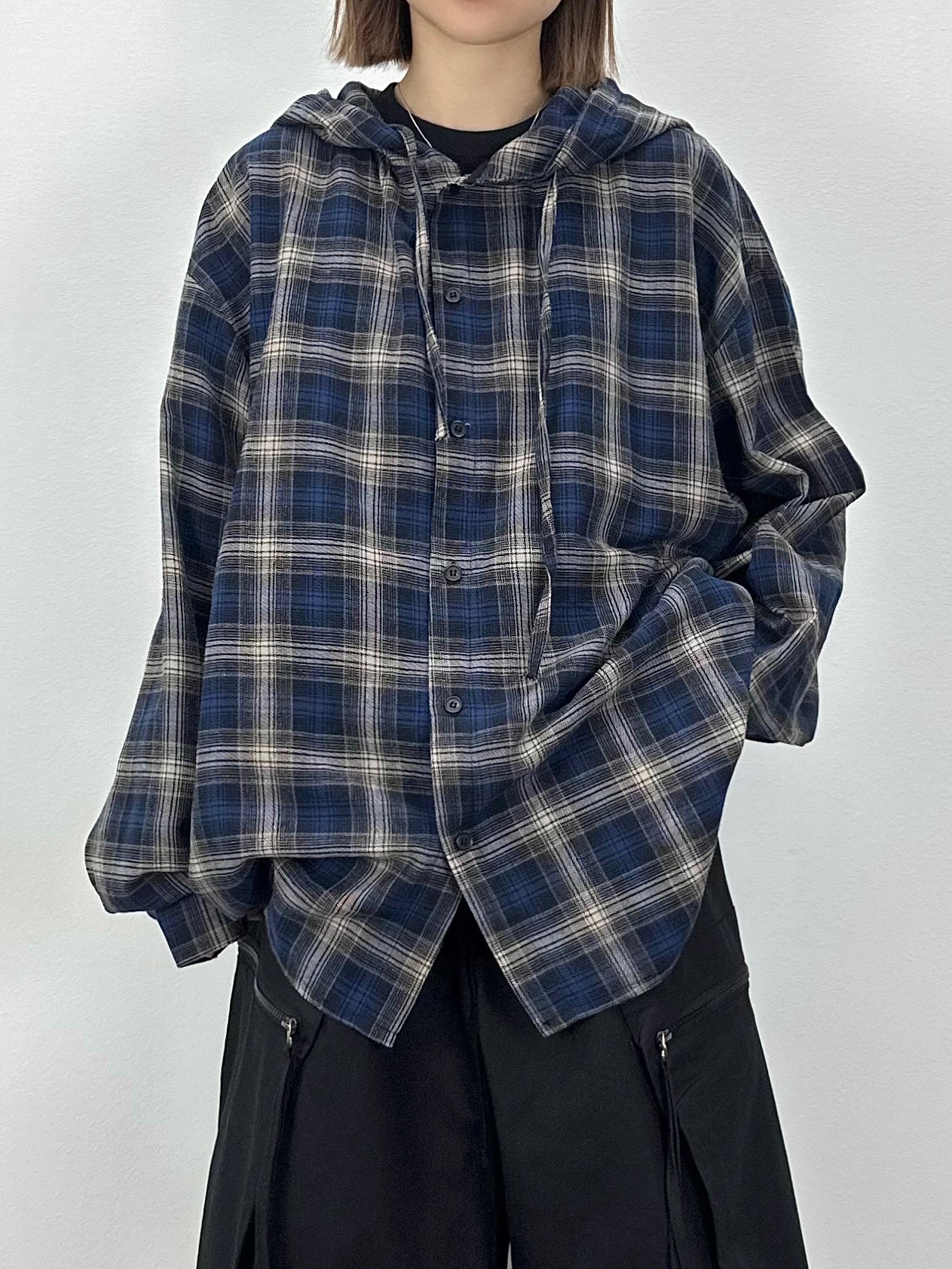 Gingham Hood Shirt