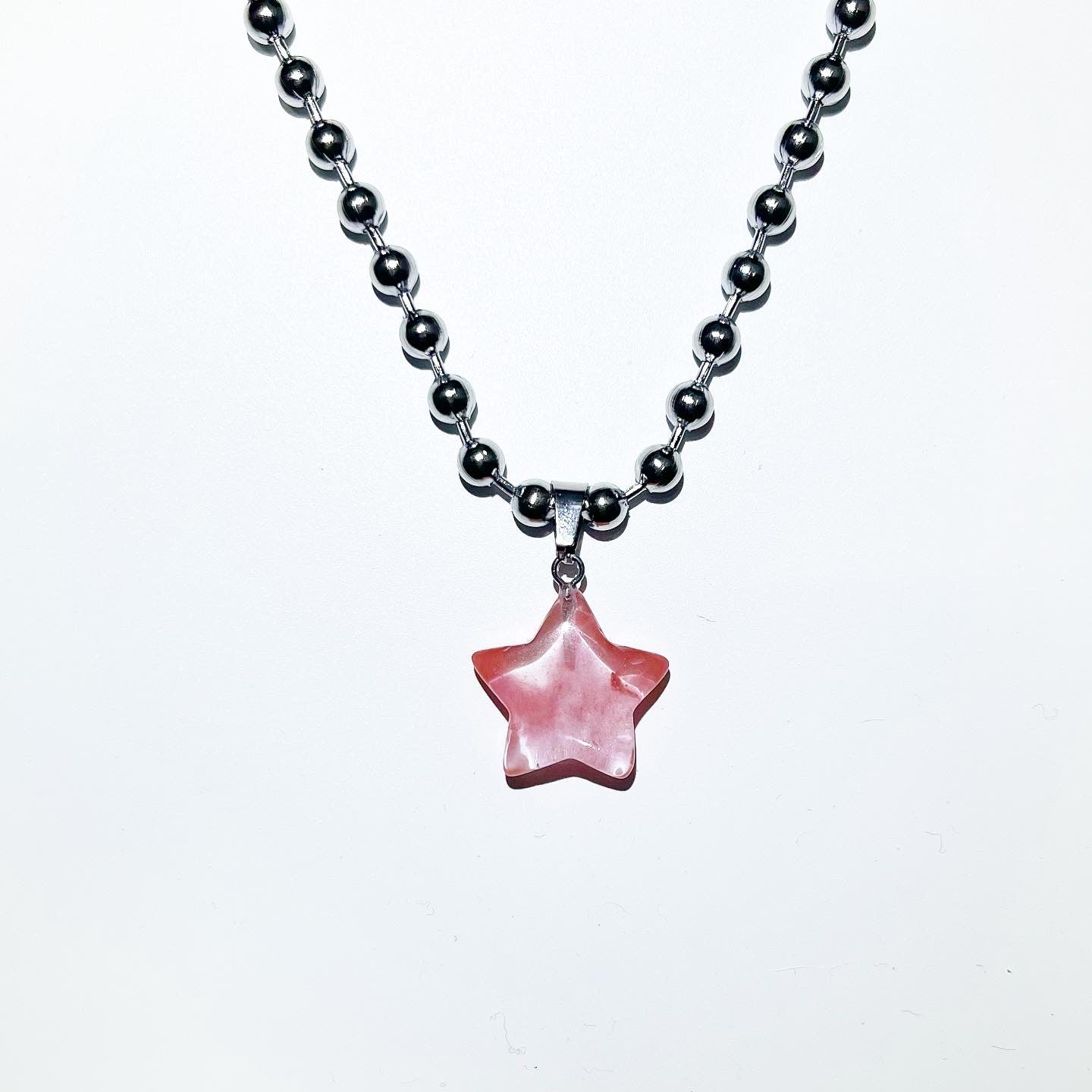 Antique star ball chain necklace (8color)