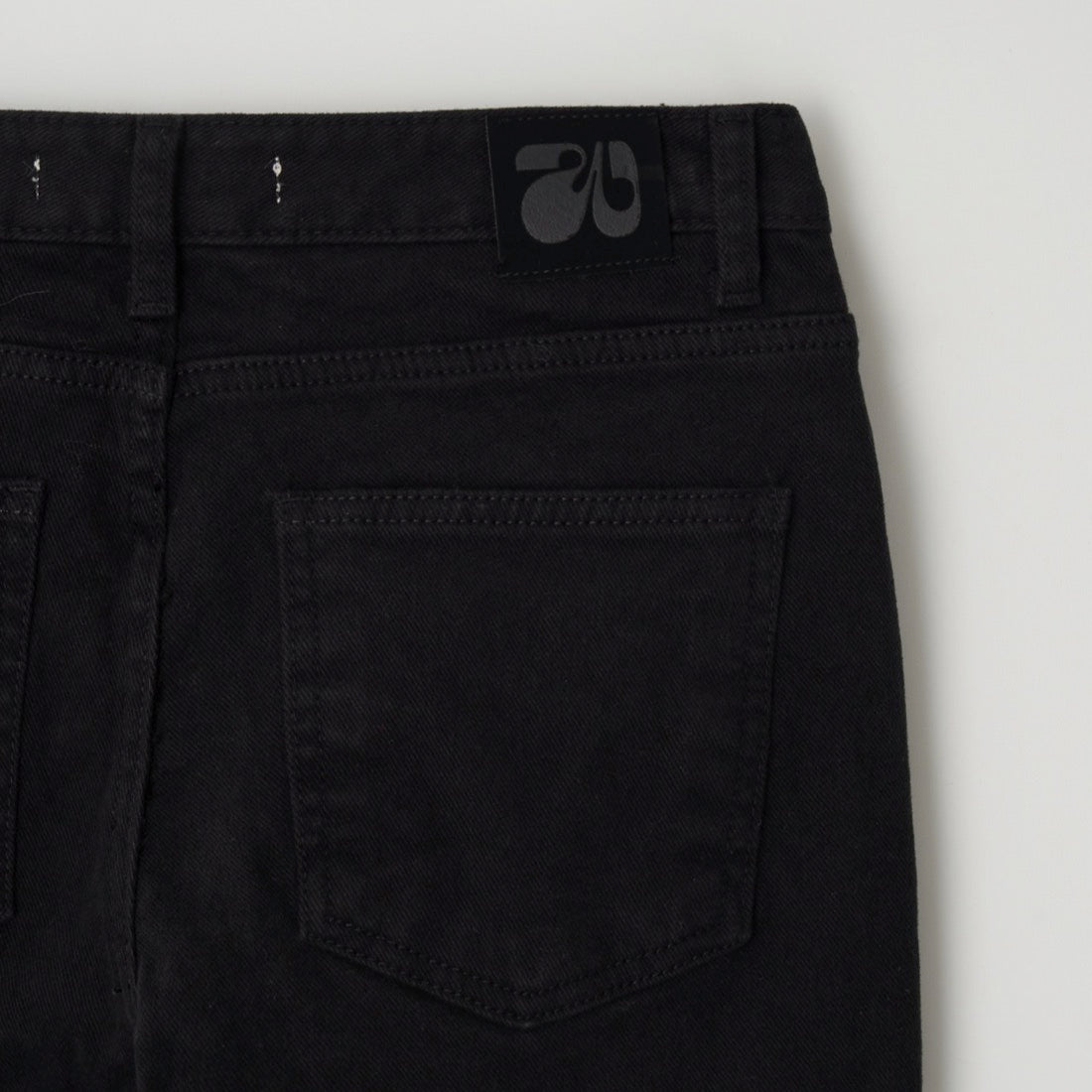 Slow Black Cotton Denim