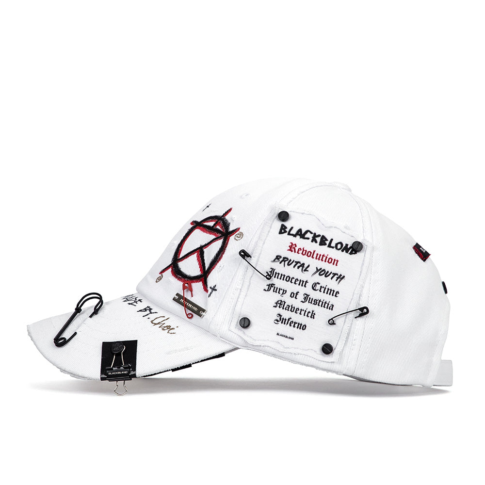 BBD Cyclops Custom Plate Logo Cap (White)