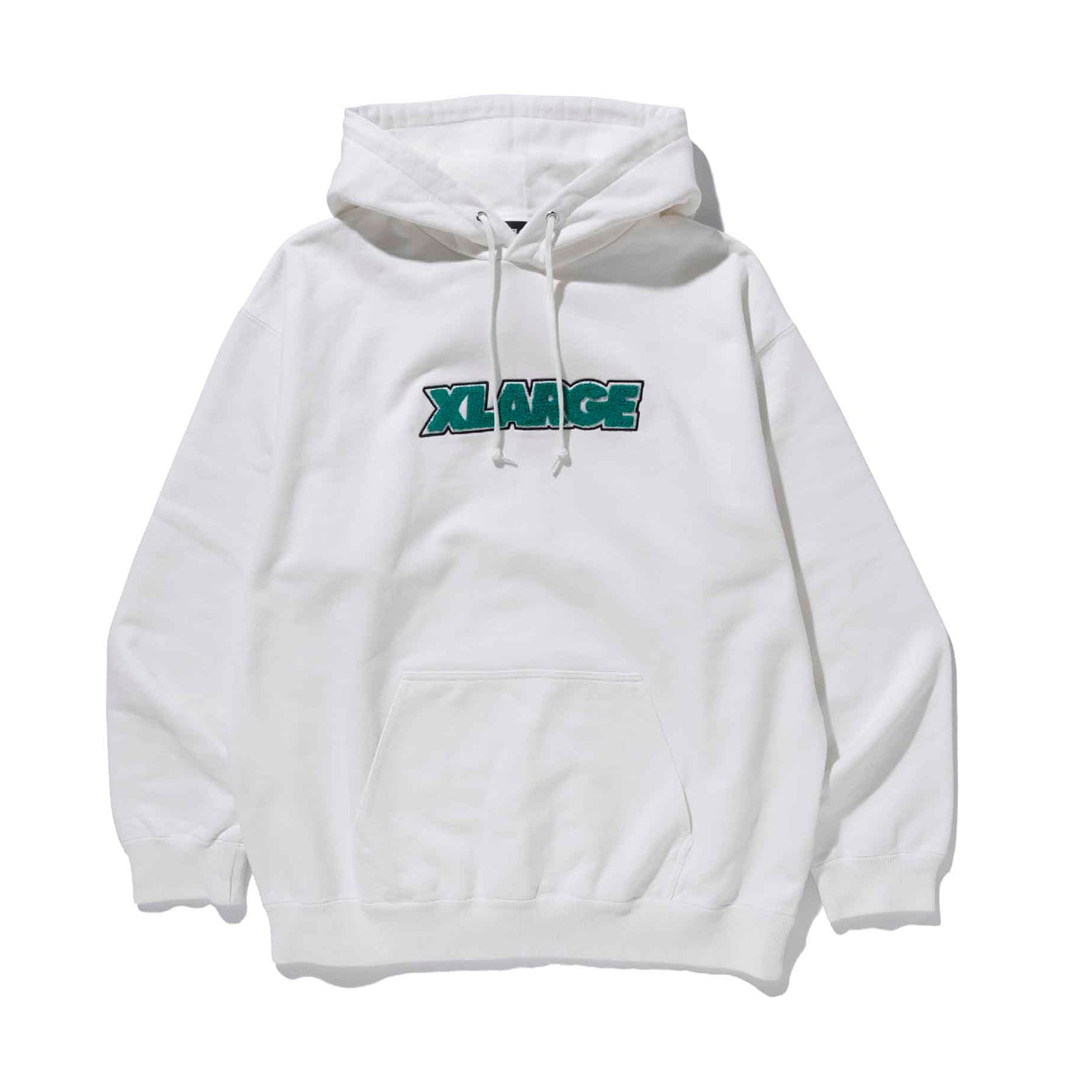 TWO TONE STANDARD LOGO PULLOVER HOODED SWEAT