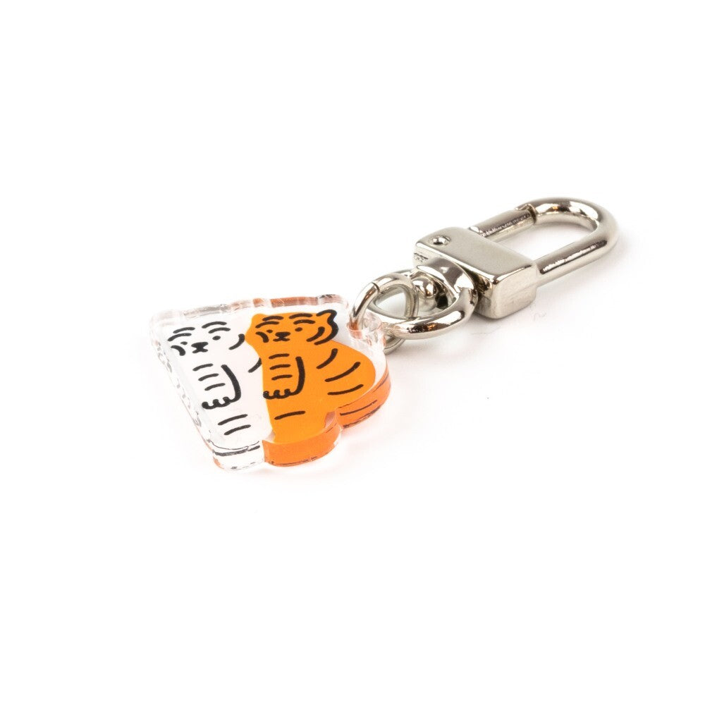 CHARGING TIGER KEY RING