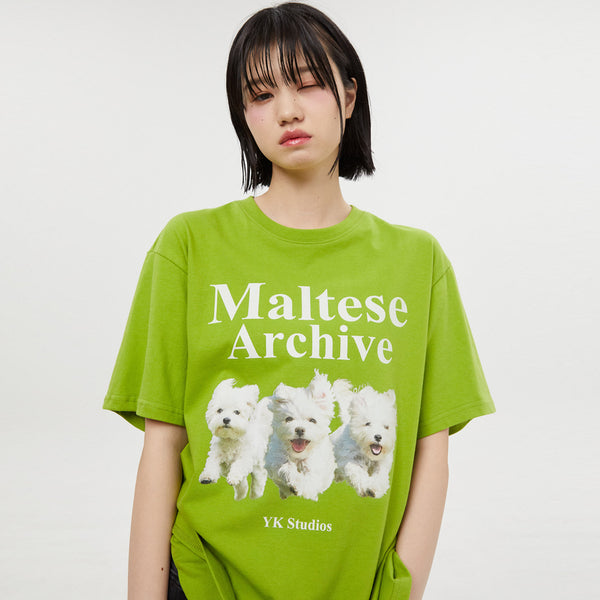 マルチーズアーカイブ半袖Tシャツ