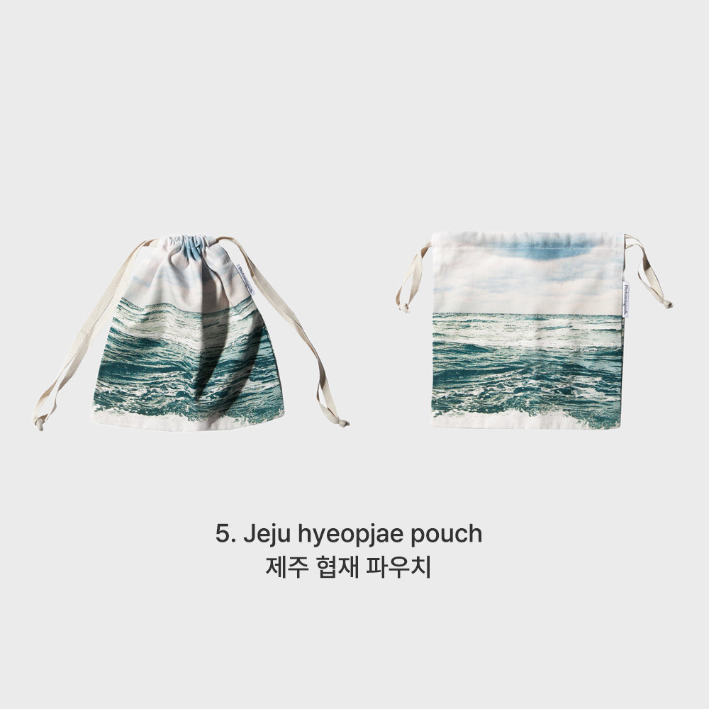 Jeju, Gangwondo, Swiss, Japan printing pouch 9 design