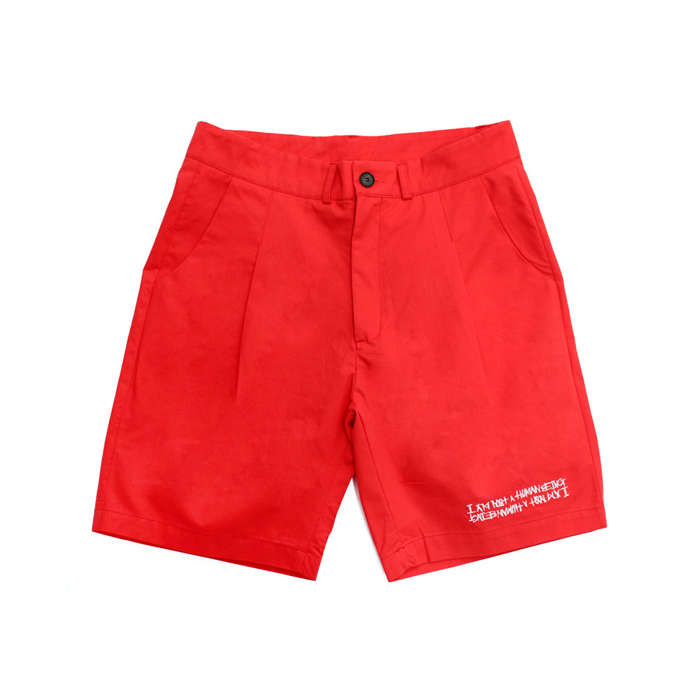 Basic Logo Shorts - Red