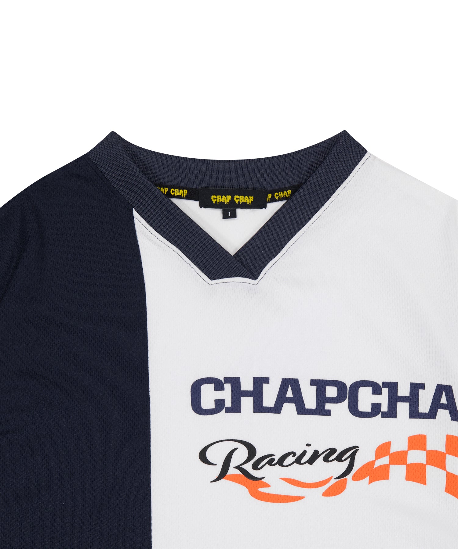 Chap Racing Mesh V-neck (Navy)