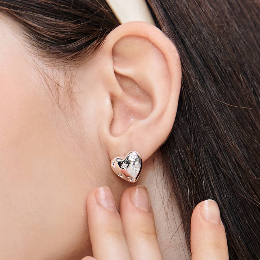 alice heart earring