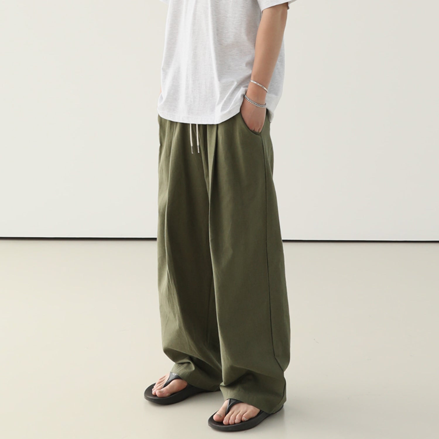 REVE LINEN WIDE PANT'S