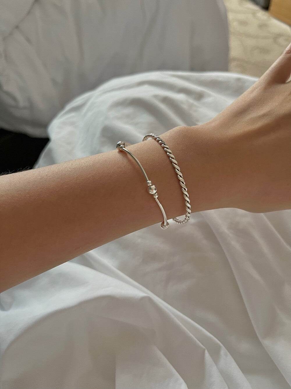 (silver925) Twist bangle